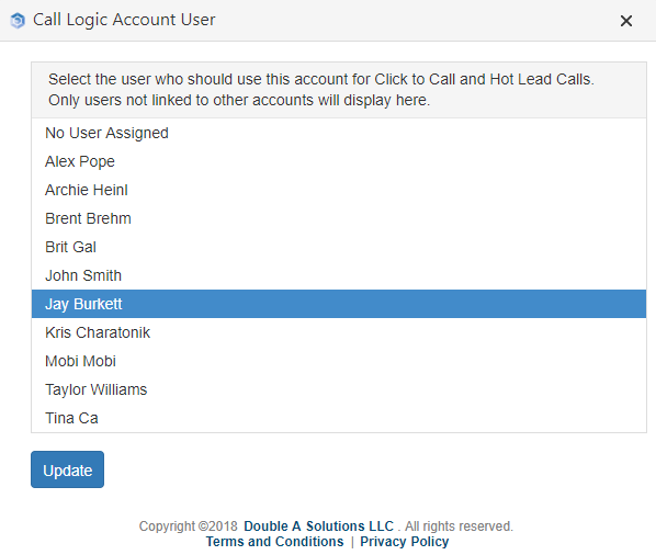 Call Logic Integration Allstate Lead Manager